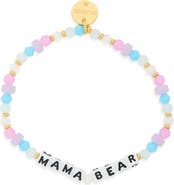 Little Words Project Mama Bear Beaded Stretch Bracelet
