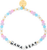 Little Words Project Mama Bear Beaded Stretch Bracelet