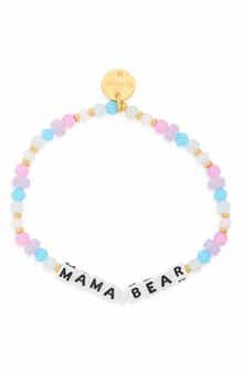 Mama Bear Beaded Stretch Bracelet