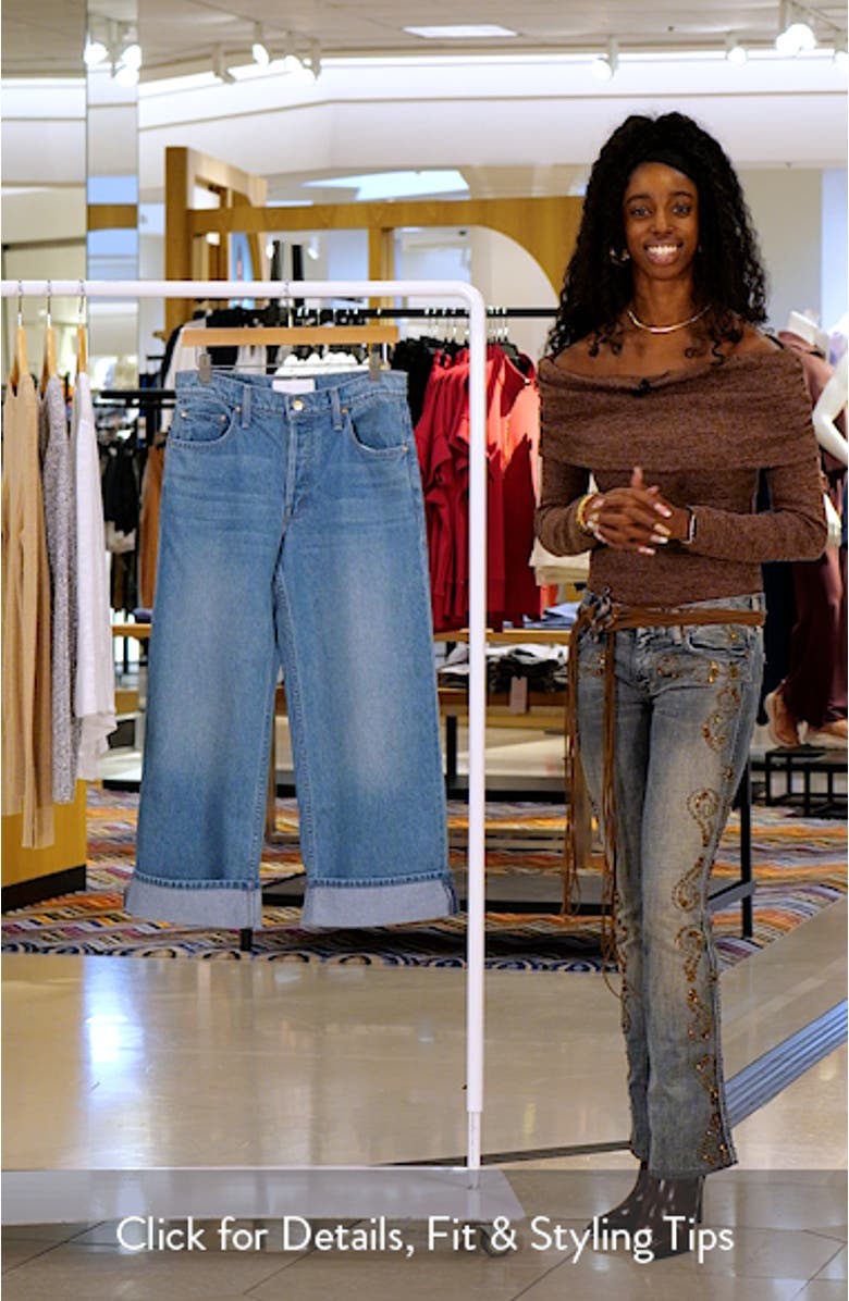 SNACKS! The Smoothie Cuffed Crop Wide Leg Jeans, sales video thumbnail