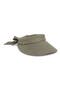 Deluxe Back Bow Cotton Visor