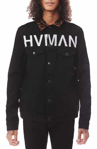 HVMAN MK1 Stripe Denim Trucker Jacket