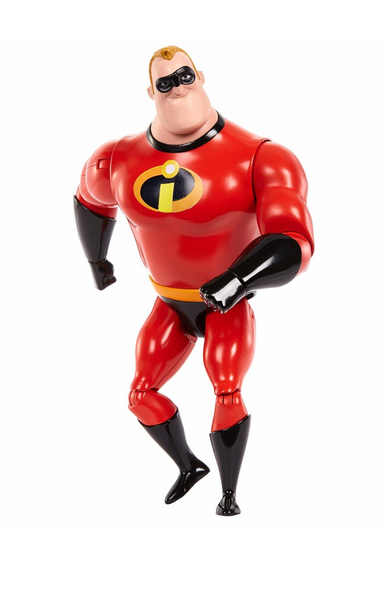 Mattel Disney Pixar The Incredibles Mr. Incredible Figurine, Alternate, color, 