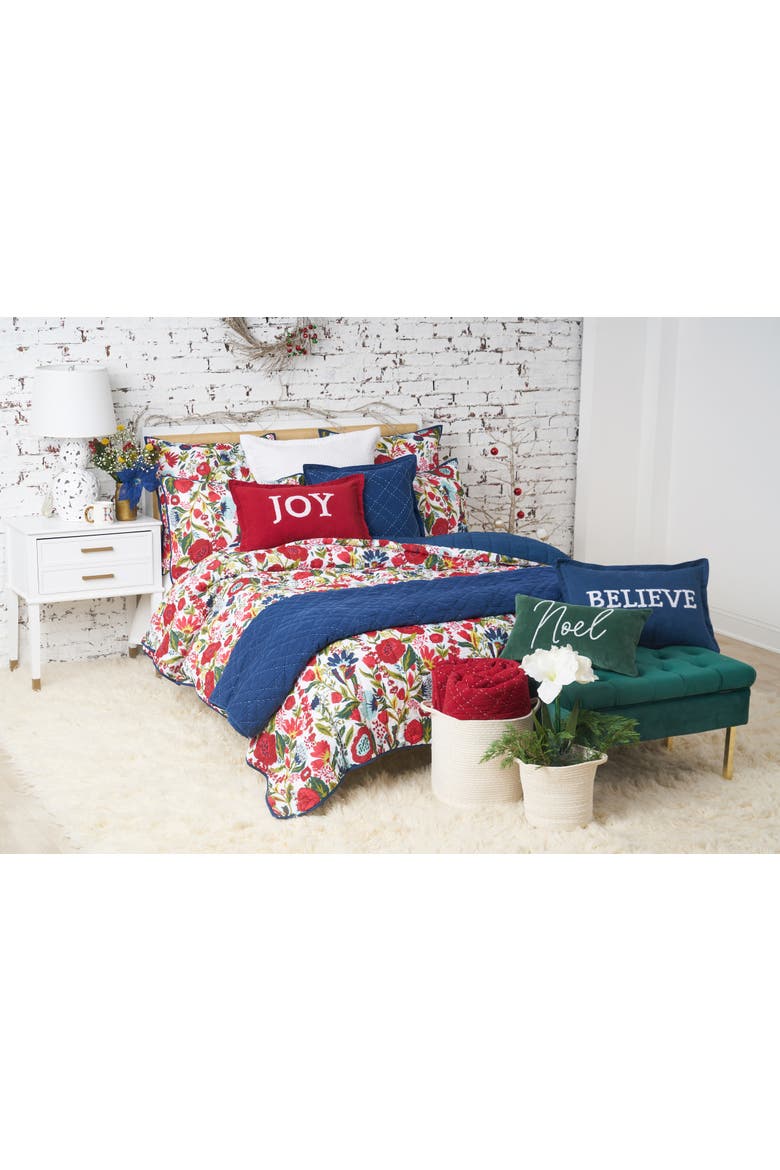 Bella Winter Bedding Single Quilt, Main, color, Red