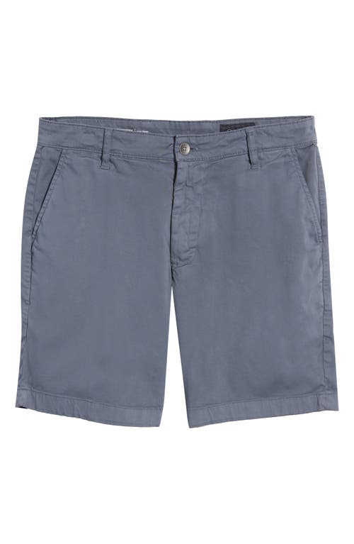 Ag Wanderer 8.5-inch Stretch Cotton Chino Shorts In Gray
