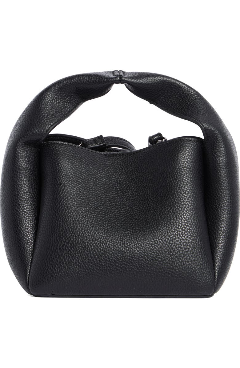 BCBG Petite Top Handle Bag with Pouch, Main, color, Black