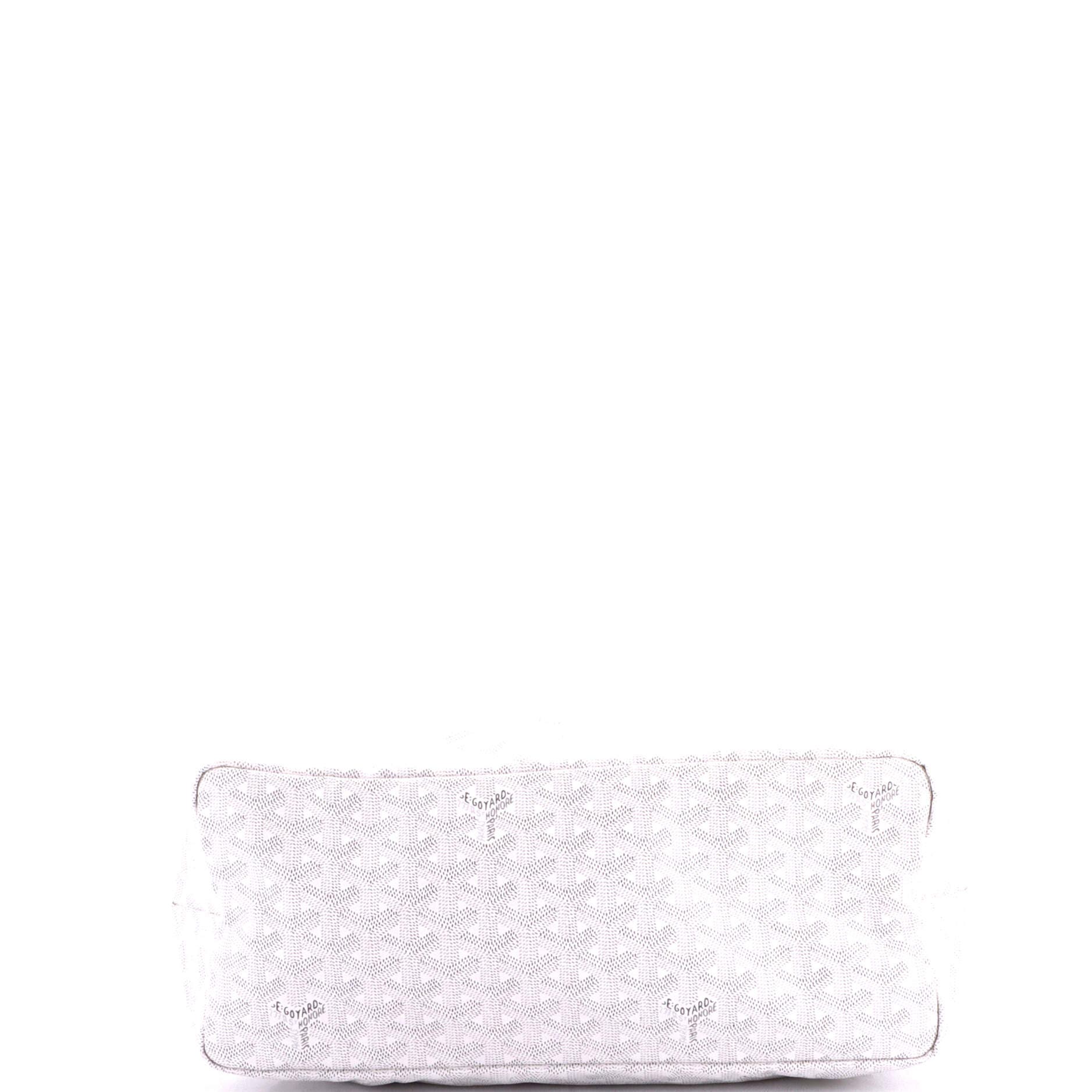 Pre-Owned Goyard Saint Louis Tote Coated Canvas PM, Alternate, color, White