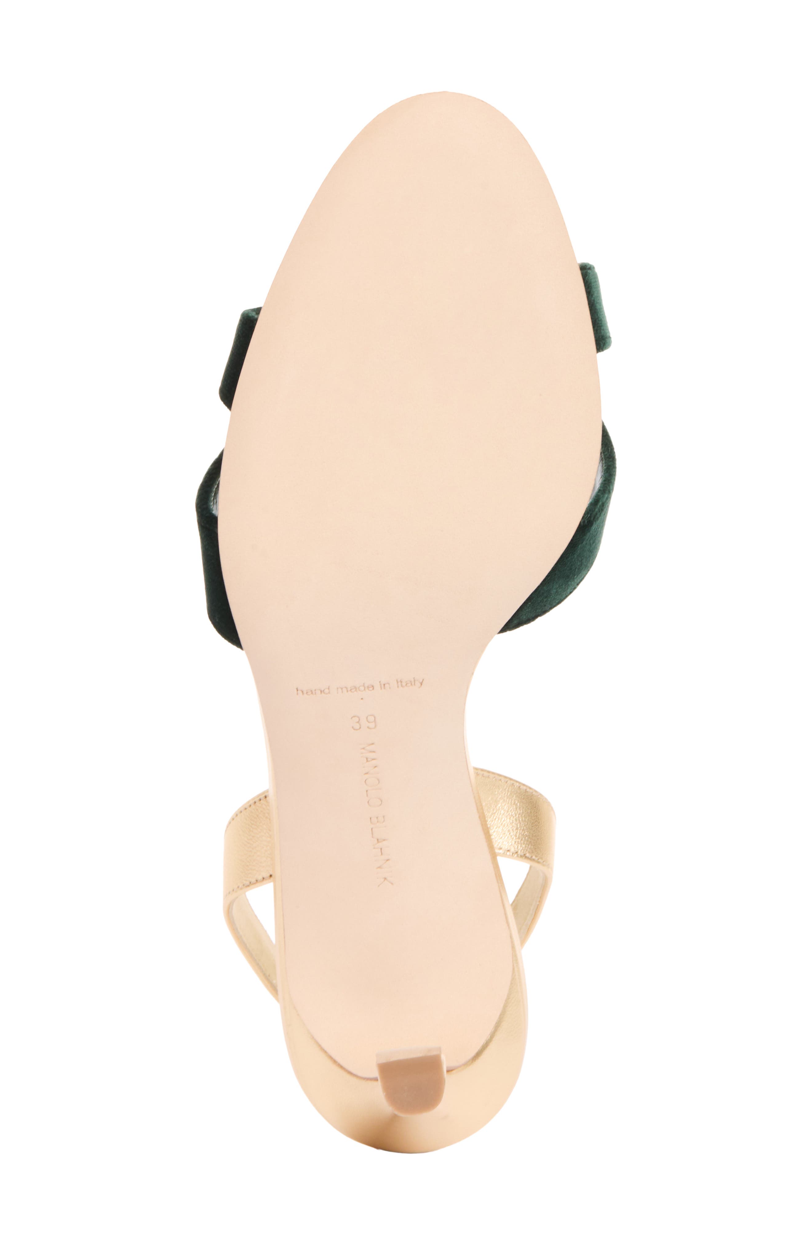 Callydra Slingback Sandal, Alternate, color, DARK GREEN/ GOLD