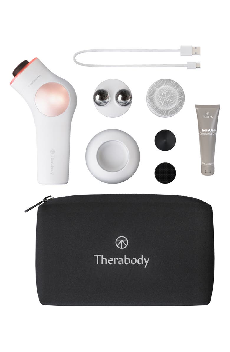Therabody TheraFace PRO Set, Main, color, White