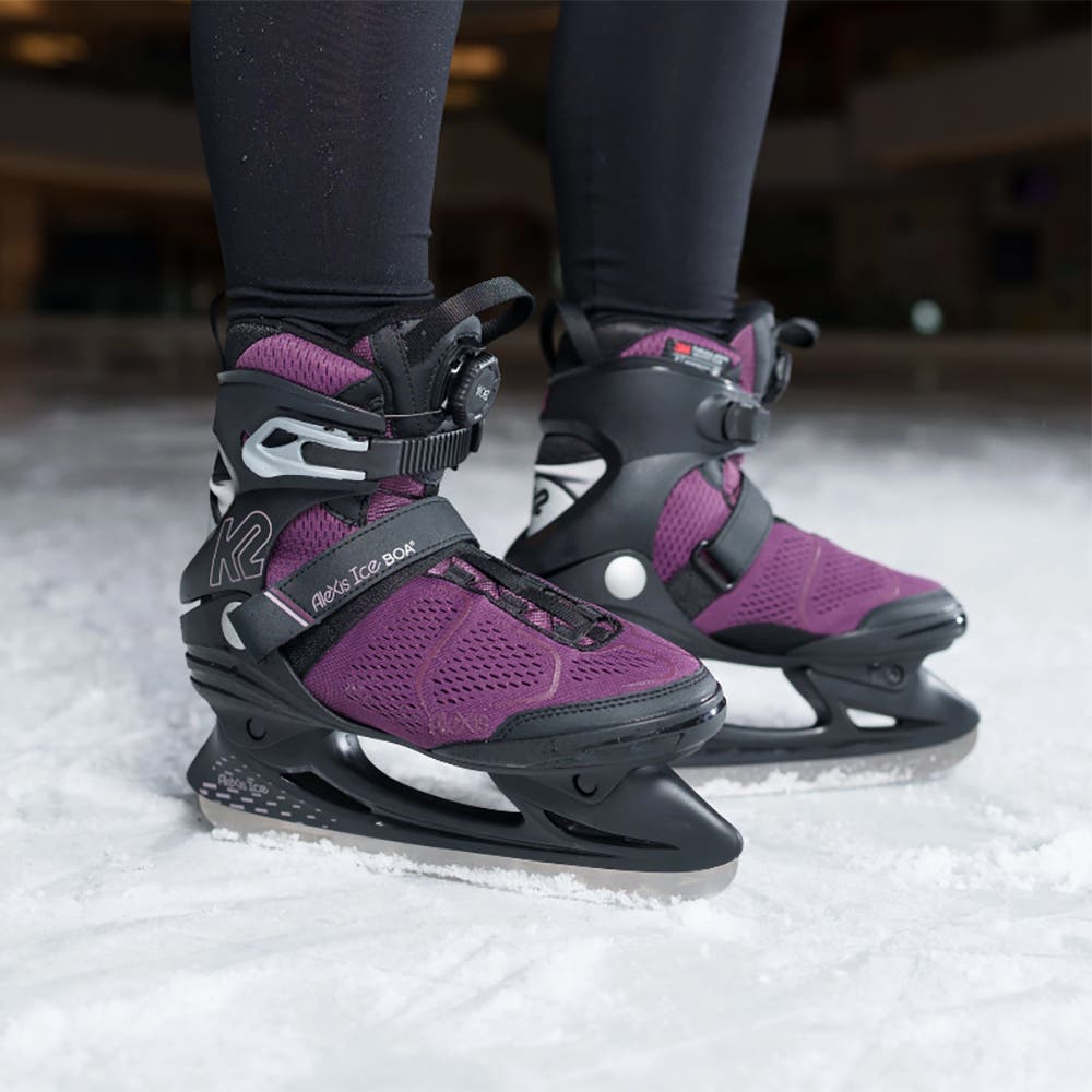 K2 Alexis Ice Boa Womens Ice Skates, Alternate, color, Purple