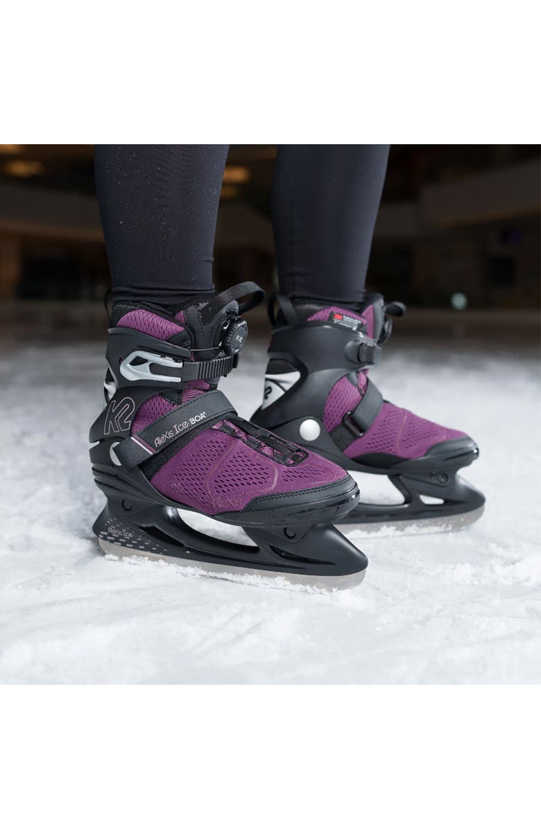 K2 Alexis Ice Boa Womens Ice Skates, Alternate, color, Purple