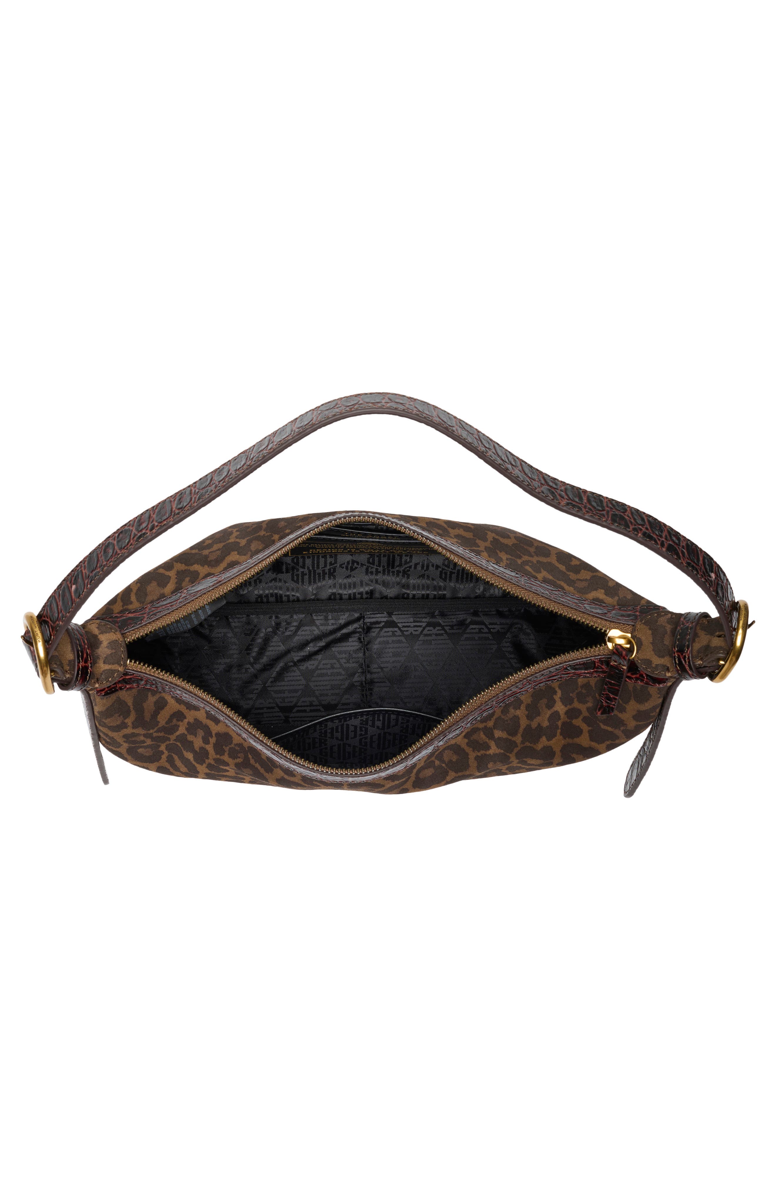 Angel Soft Leather Shoulder Bag, Alternate, color, BROWN