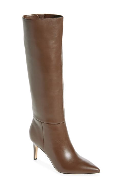 Women s Brown Dress Boots Nordstrom Rack