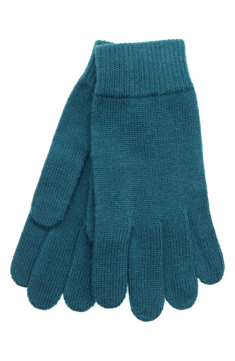 Ribbed Merino Wool Gloves
