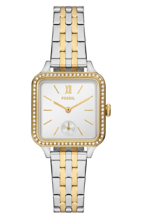 Colleen Two-Tone Bracelet Watch, 28mm