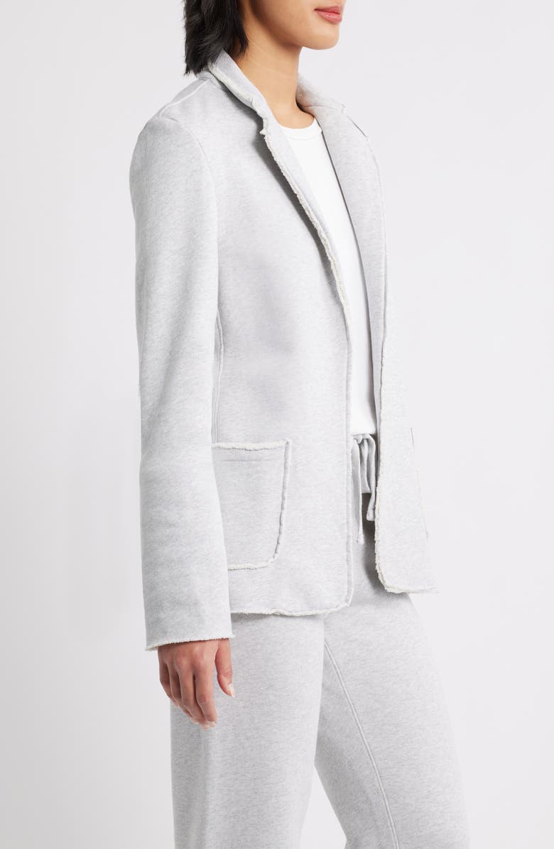 Frank & Eileen Dublin Cotton Fleece Blazer, Alternate, color, Gray Melange