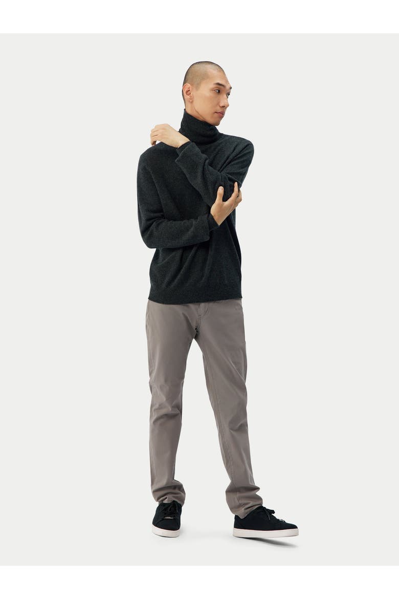 Timeless Turtleneck Cashmere Sweater, Alternate, color, charcoal