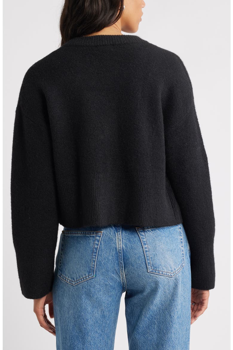 Cozy Cardigan, Alternate, color, BLACK