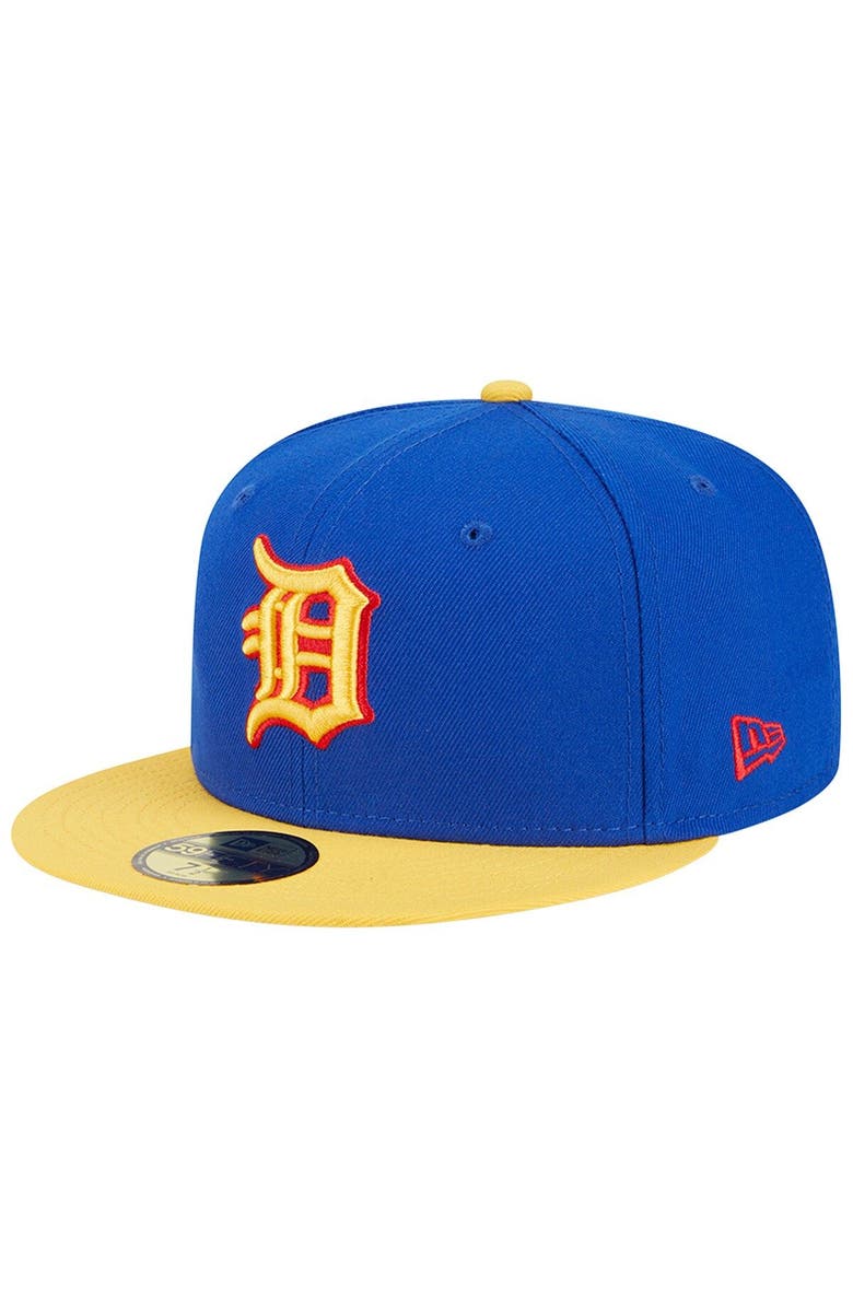 New Era Men's New Era Royal/Yellow Detroit Tigers Empire 59FIFTY Fitted Hat, Alternate, color, Royal