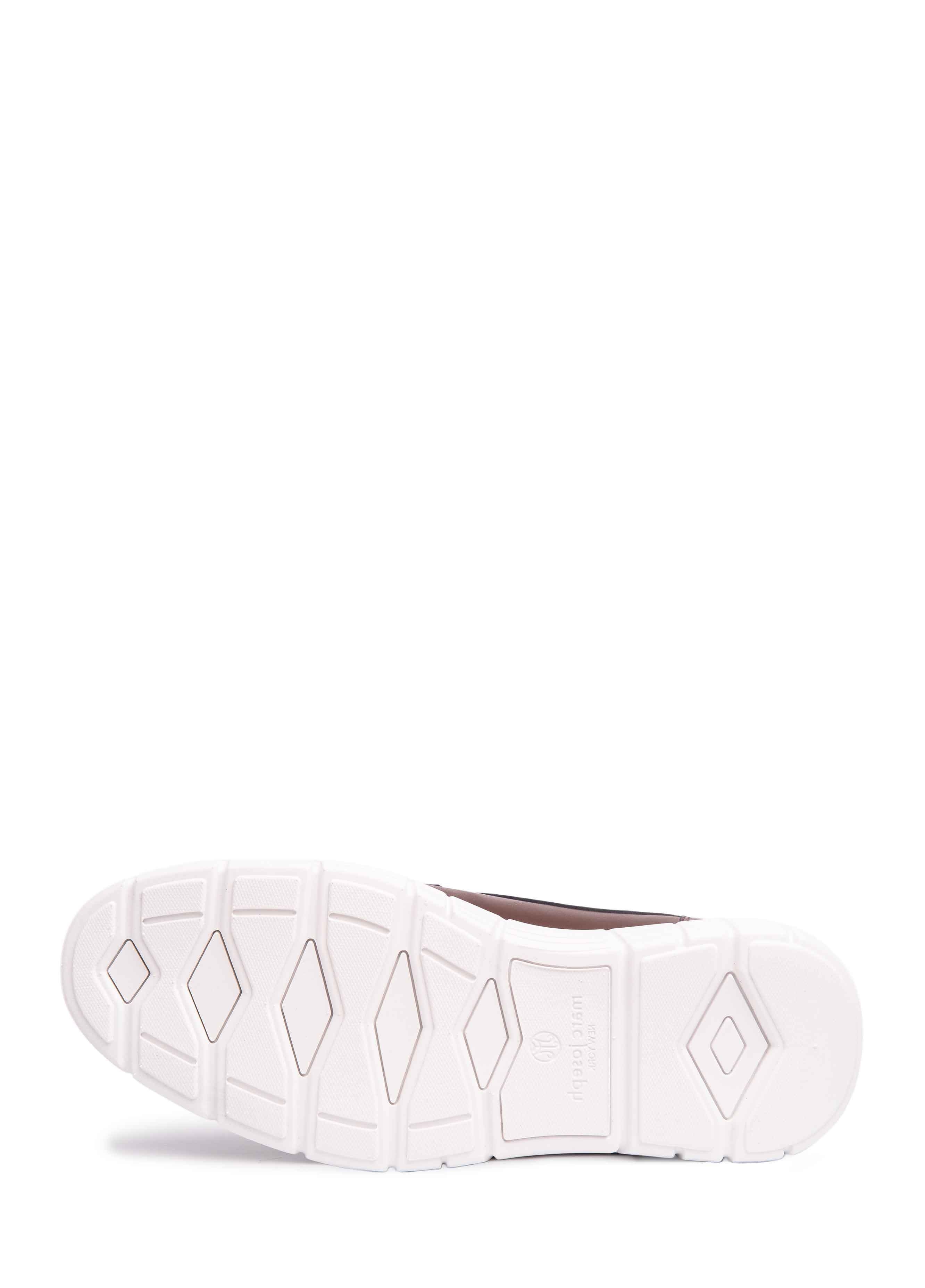 Edward Street Hands Free Technology Leather Perforated Oxford, Alternate, color, Brown Napa Leather