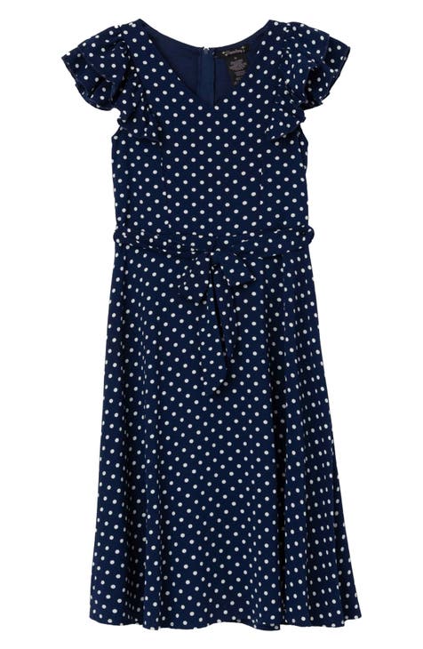 Kids' Polka Dot Maxi Dress (Big Kid)