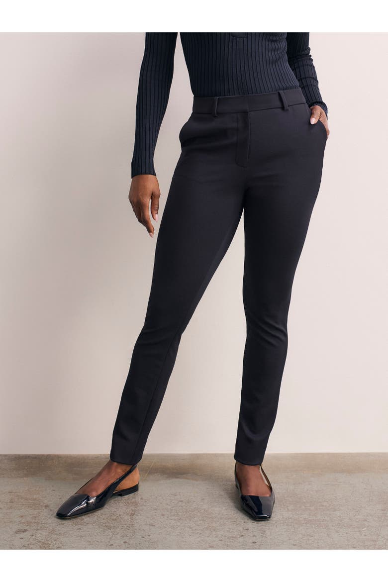 Hatfield 4-Way Stretch Slim Trousers, Alternate, color, Navy