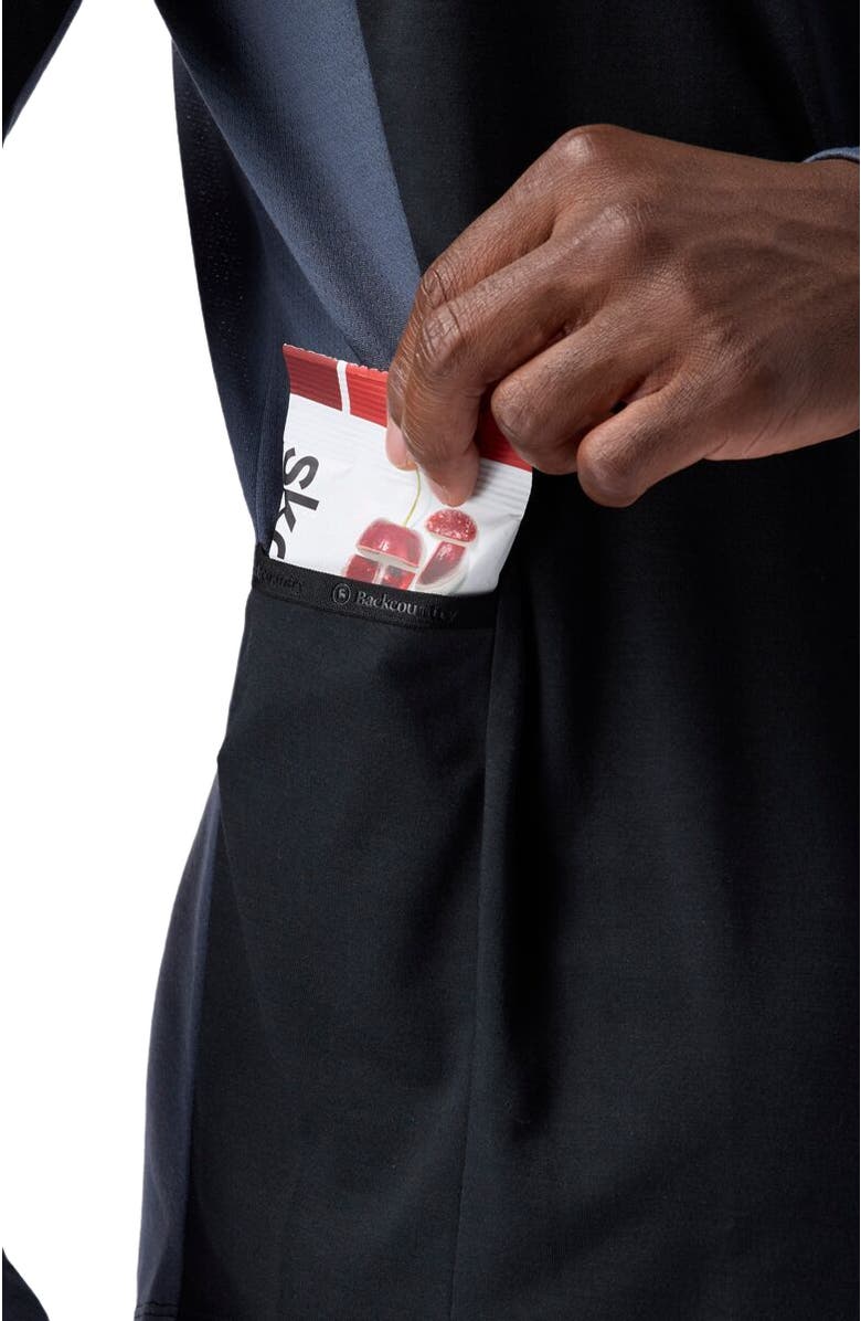 Backcountry Slickrock Drirelease Long-Sleeve Tech T-Shirt - Men's, Alternate, color, Black/Turbulence