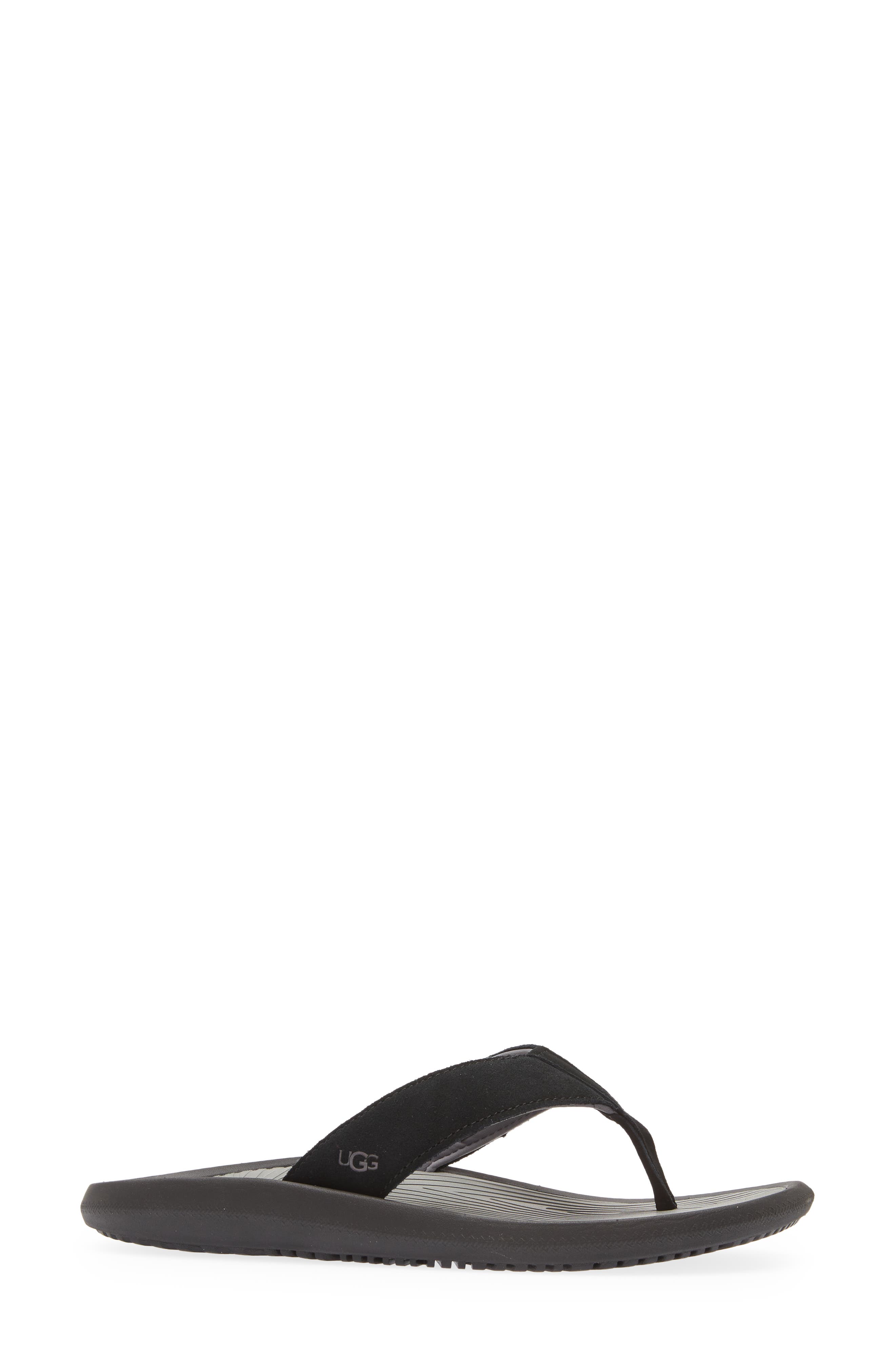 Brookside II Flip Flop, Alternate, color, BLACK