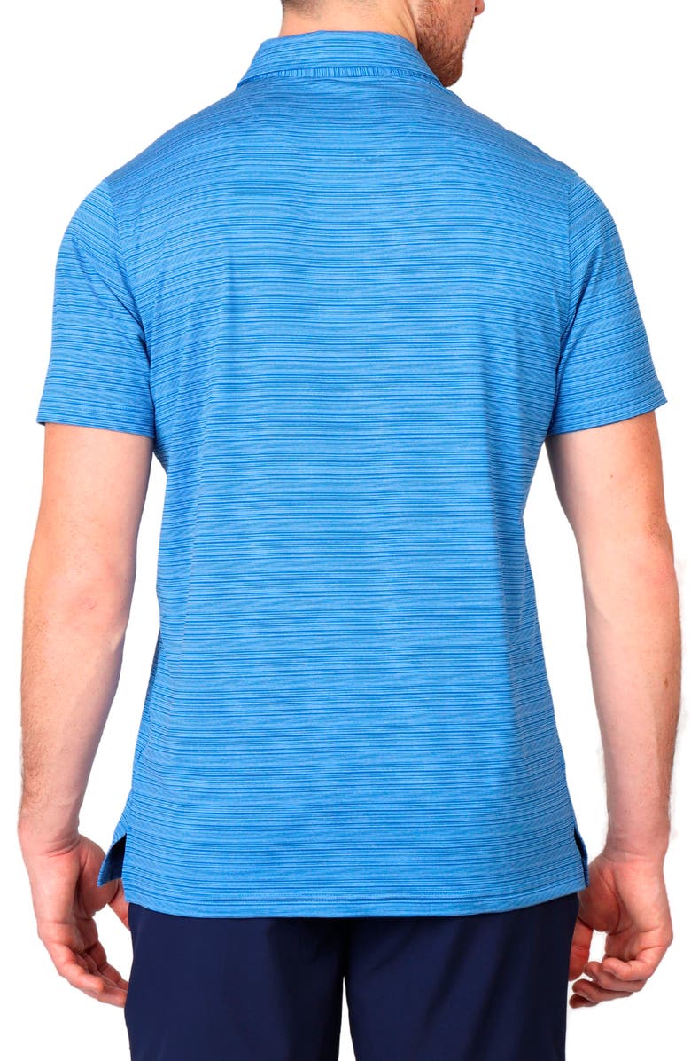 TailorByrd Variegated Stripe Performance Polo, Alternate, color, Blue