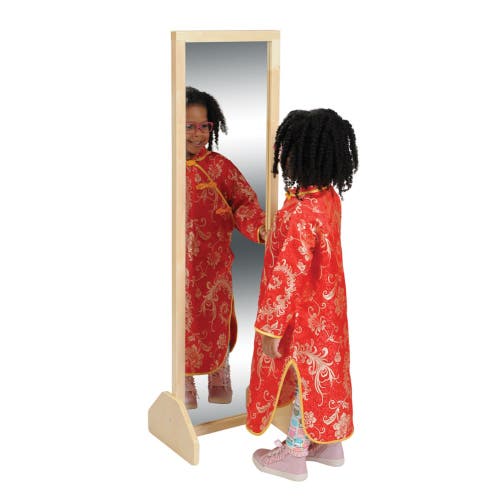 Kaplan Early Learning Company Acrylic Mirror In Sand