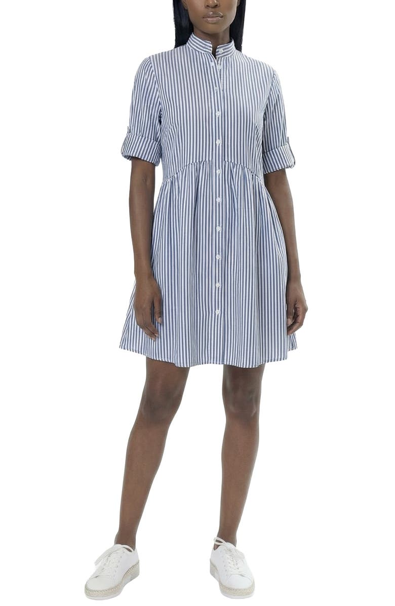 AREA STARS Vanya Dress, Main, color, Navy/Light Blue Stripe