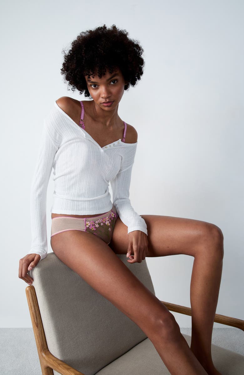 Etam Douceur Hipster Briefs, Alternate, color, Lilac