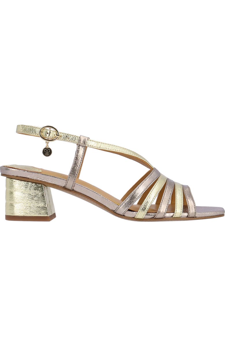 J. Reneé Regan Slingback Sandal, Alternate, color, Taupe/ Gold