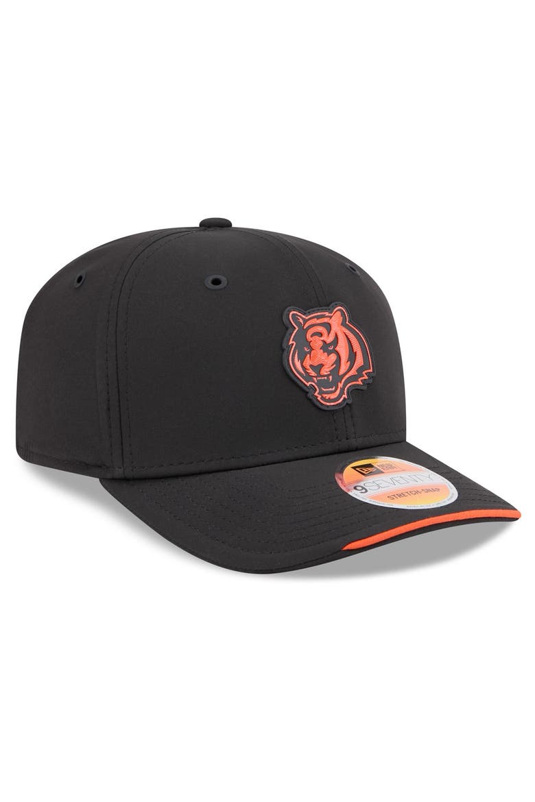 Men's New Era Black Cincinnati Bengals 2026 Sideline 9SEVENTY Adjustable Hat, Alternate, color, Black