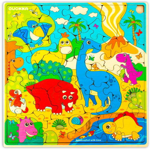 Kids Wooden Puzzles - 28-Piece Jigsaw Puzzles