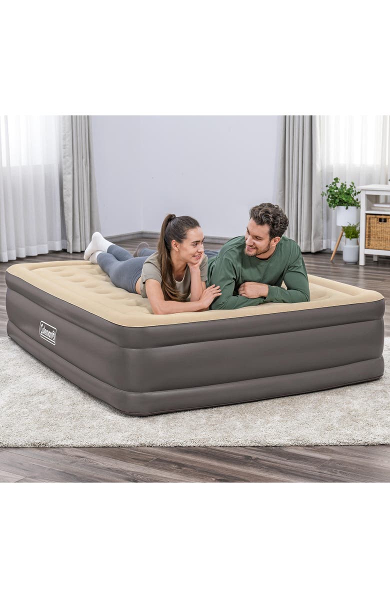 Coleman GuestRest 18 Inch Air Mattress, Queen, Alternate, color, Gray