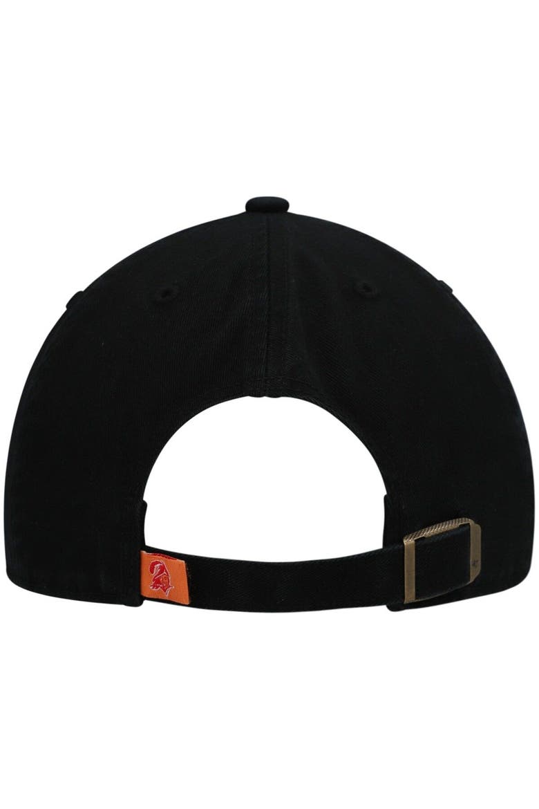 Men's '47 Black Tampa Bay Buccaneers Clean Up Legacy Adjustable Hat, Alternate, color, BLACK