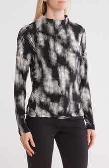Long Sleeve Mock Neck Top
