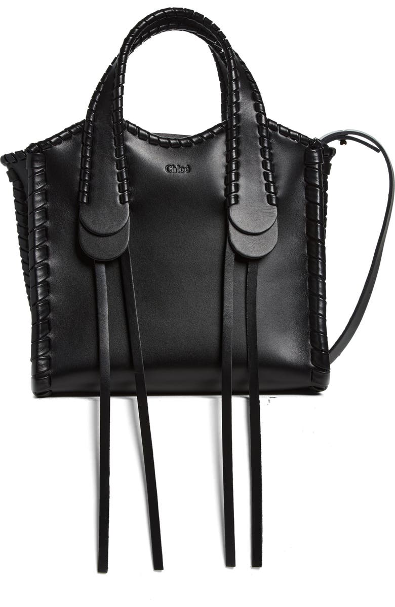 Chloé Small Mony Leather Tote, Main, color,
