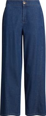 Anne Klein Curved Seam Ankle Jeans