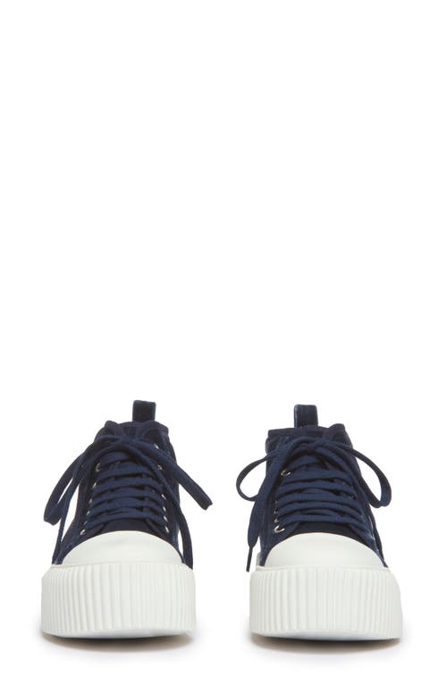 Andrea Gomez Olivia High Top Sneakers In Blue