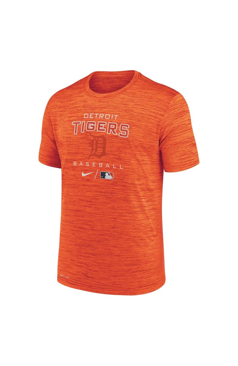 Nike Men's Nike Orange Detroit Tigers Authentic Collection Velocity Practice Performance T-Shirt, Alternate, color, 