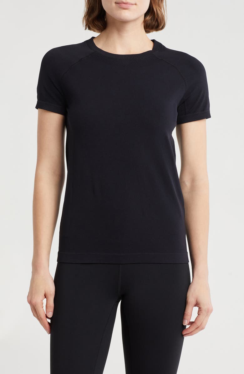 90 DEGREE BY REFLEX Zaia Seamless Short Sleeve Top, Main, color,