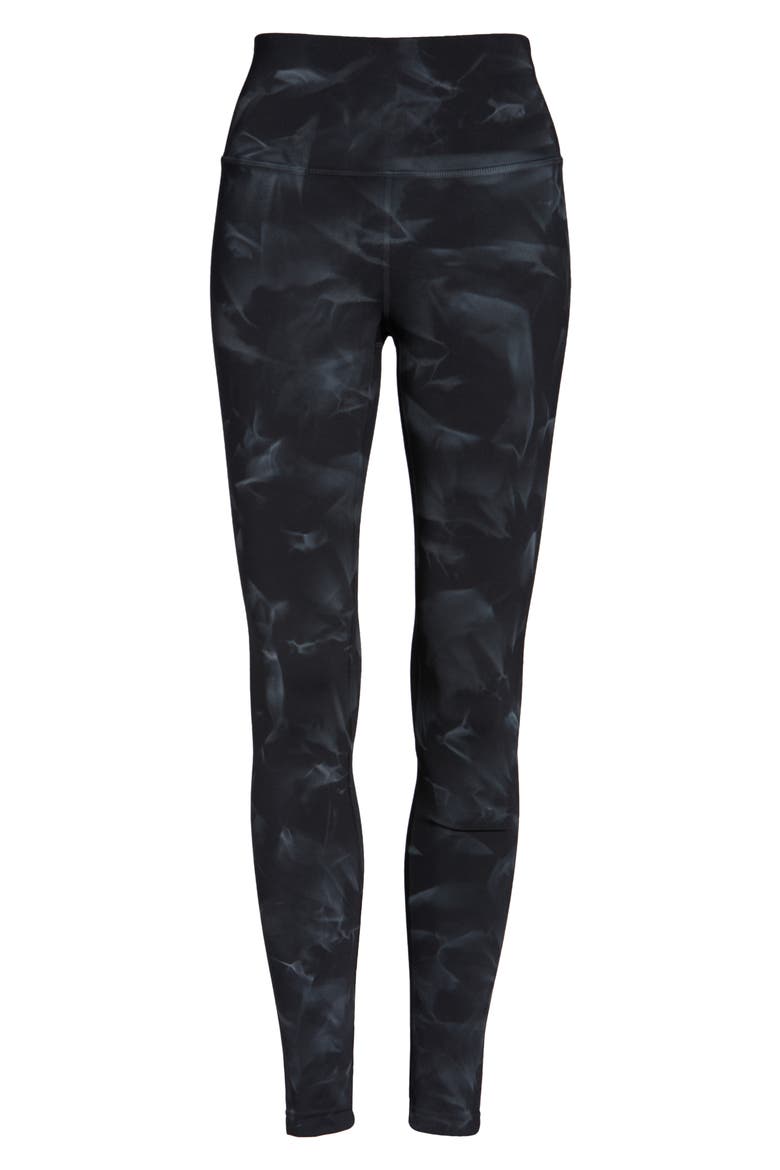 Studio Lite High Waist Spray Dye Leggings, Alternate, color, BLACK SPRAY