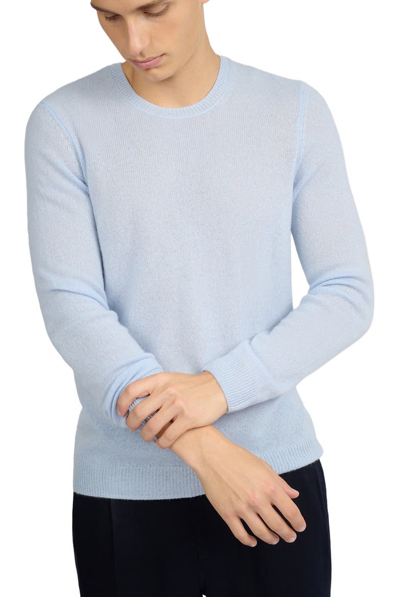 Featherweight Cashmere Sweater, Alternate, color, SOFT SKY