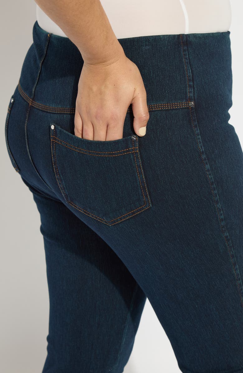 Lysse 'Lyssentials Pull-On Baby Bootcut Pants, Alternate, color, Indigo