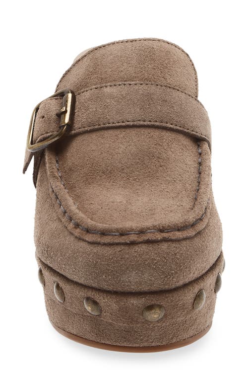 Chocolat Blu Genni Platform Loafer Mule In Brown