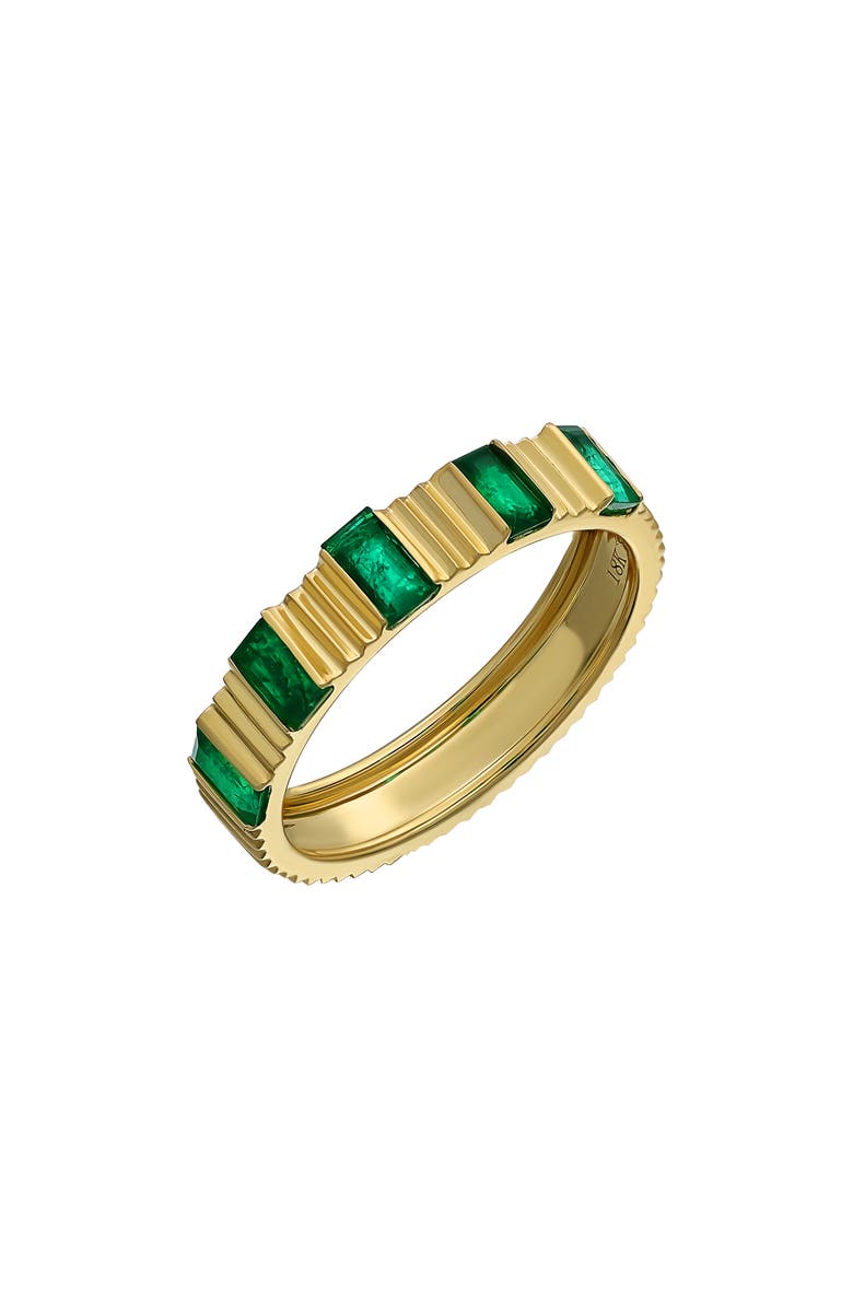 Bony Levy El Mar Emerald Band Ring, Main, color, 