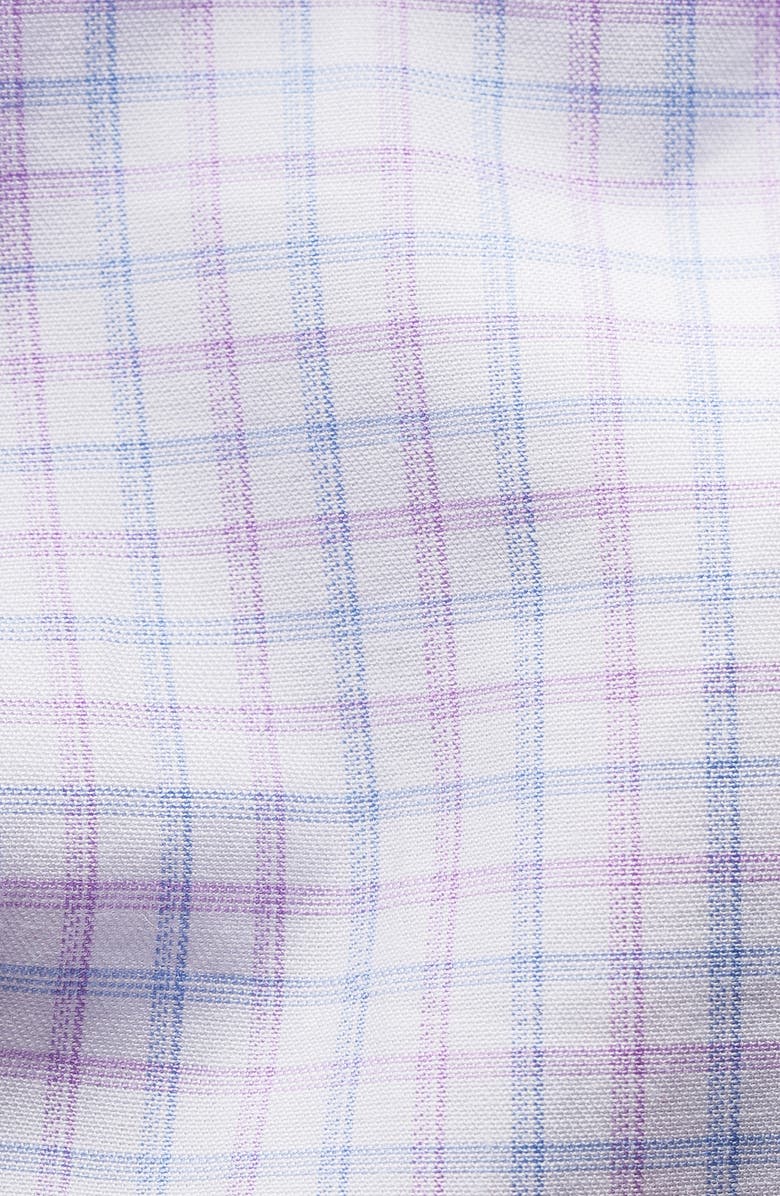 Eton Contemporary Fit Check Dress Shirt, Alternate, color, 