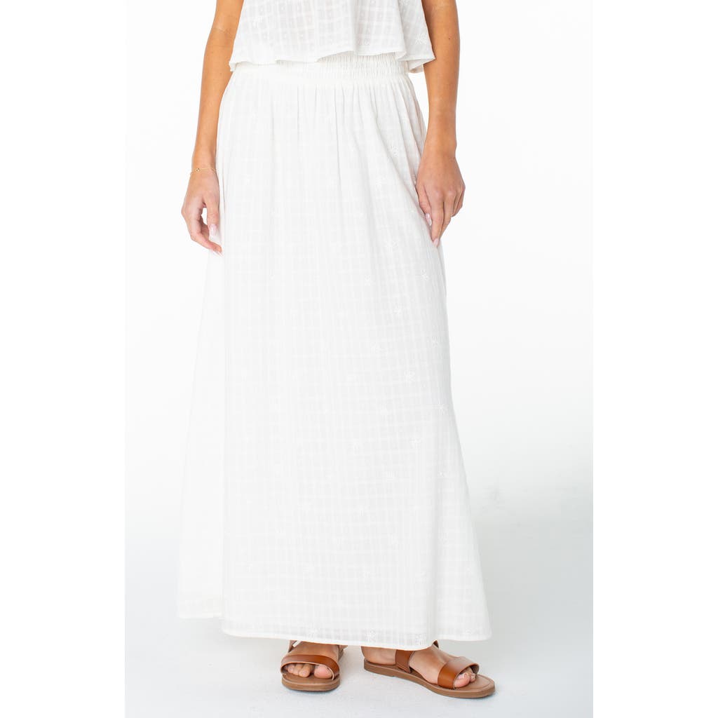 Roxy Sophie Cotton Maxi Skirt In White
